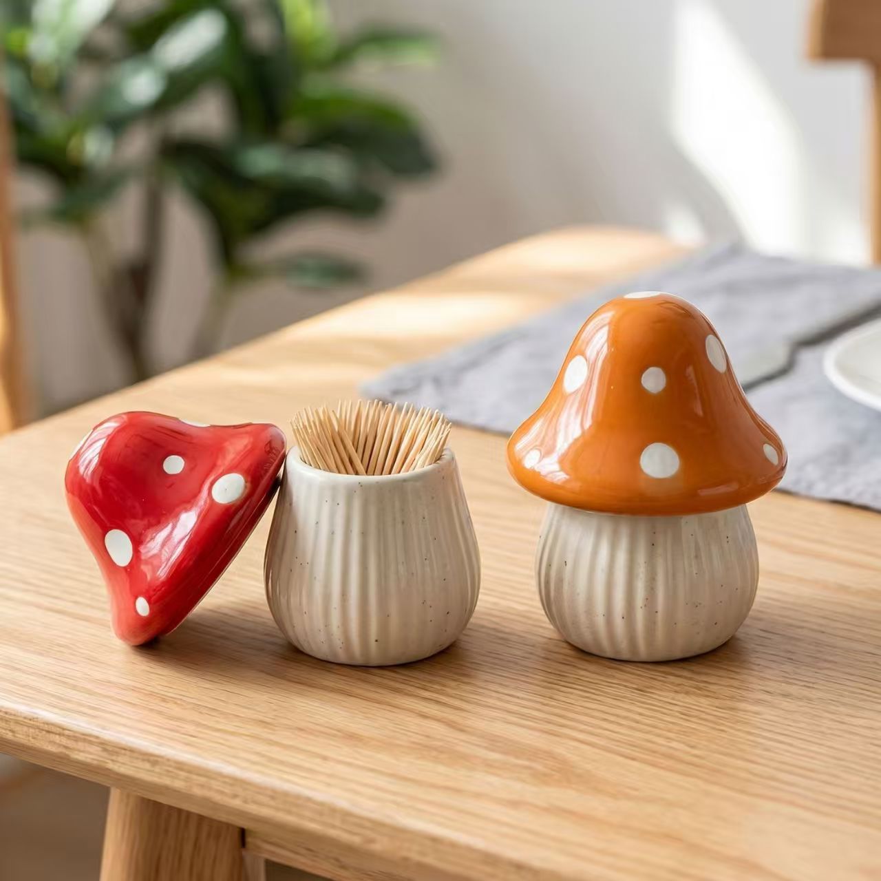Home Goods Bathroom Storage - Ceramiczne pojemniki do przechowywania w kształcie