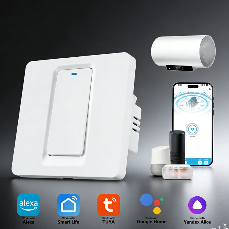 Bathroom Home Improvement - Inteligentny przełącznik podgrzewacza wody/Wifi i Bluetooth,