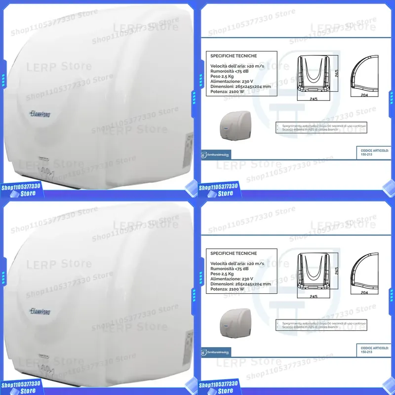 Home Bathroom Hand Dryer - Szybki, automatyczny suszarka do rąk z