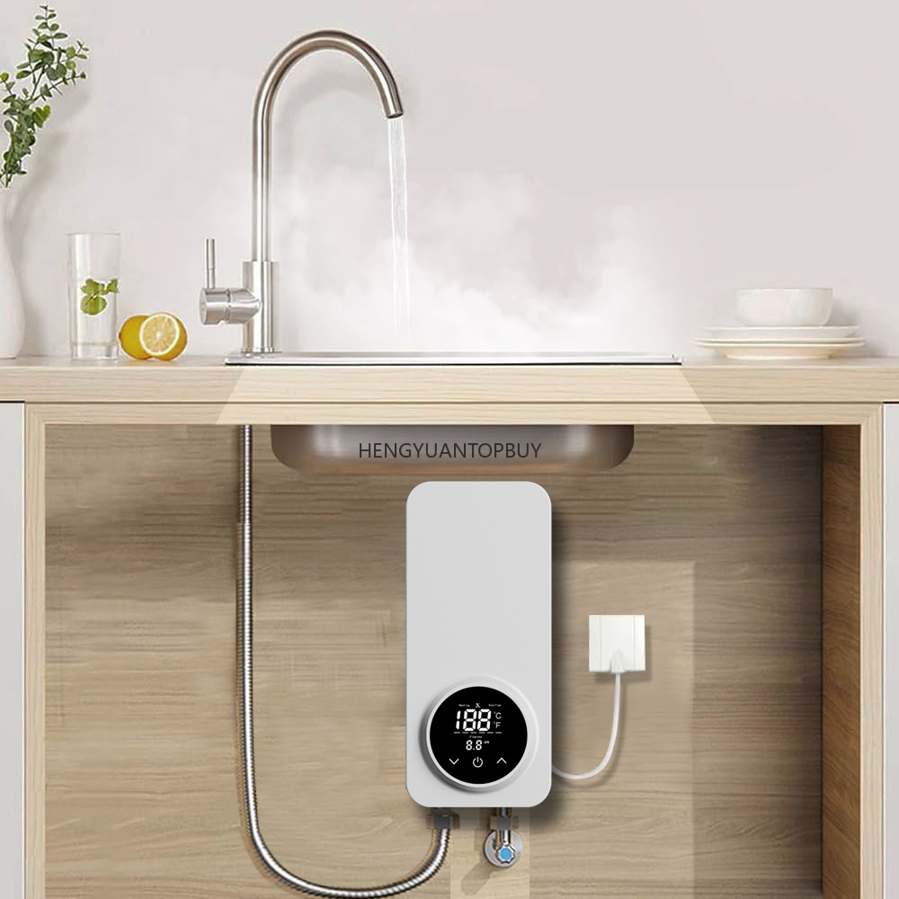 Home Bathroom Geyser - Mini Przepływowy Podgrzewacz Wody Elektryczny Kuchenny