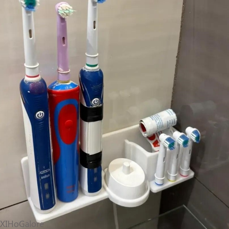 Toothbrush Holder Set - Drukowany w technologii 3D uchwyt na