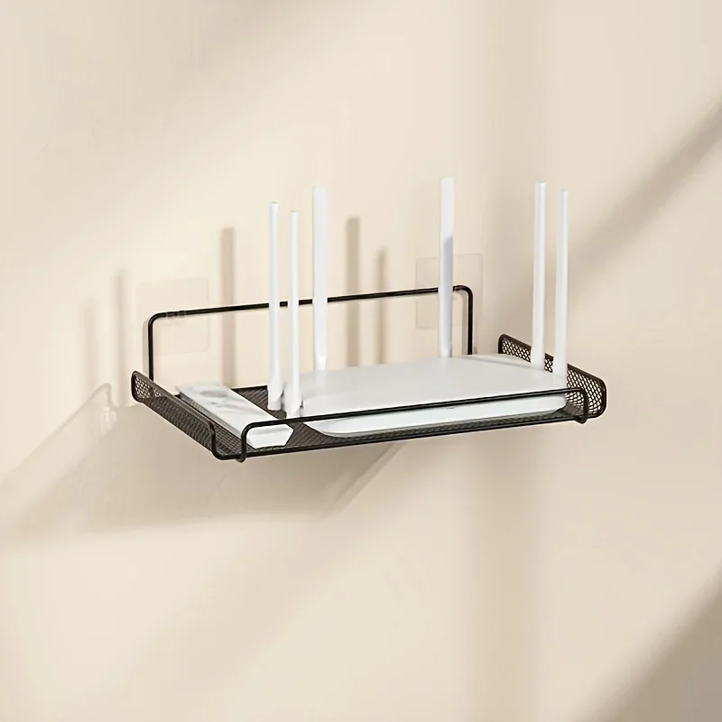 Home Goods Bathroom Storage - Półka na router ze stali nierdzewnej,