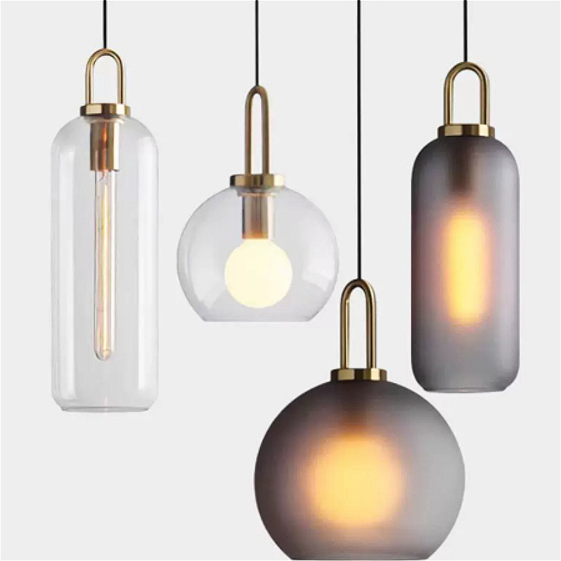 Nordycka szklana lampa wisząca – Home Bathroom Lighting Design recenzja i cena