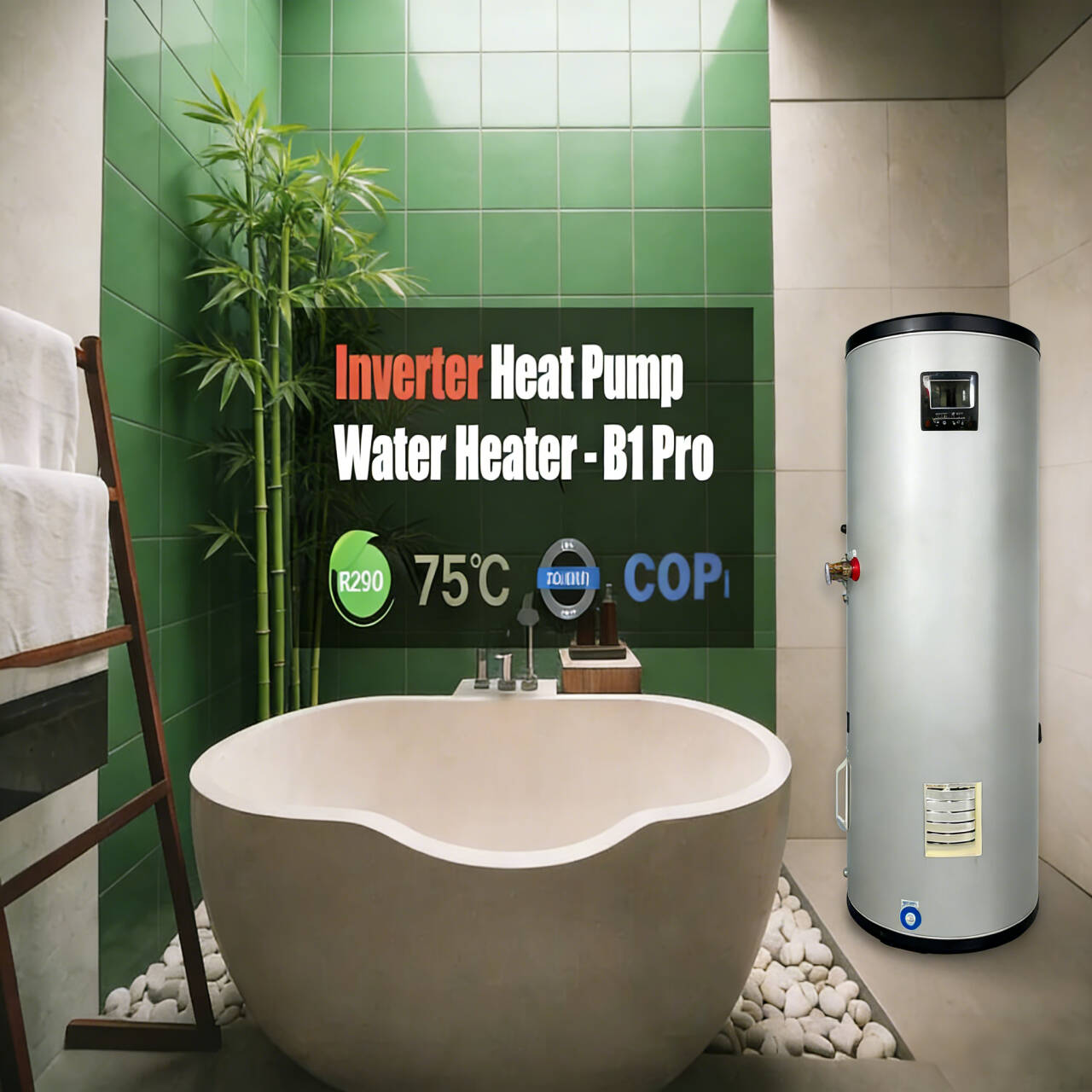 Pompa ciepła do podgrzewania w – Home Bathroom Water Heater recenzja i cena