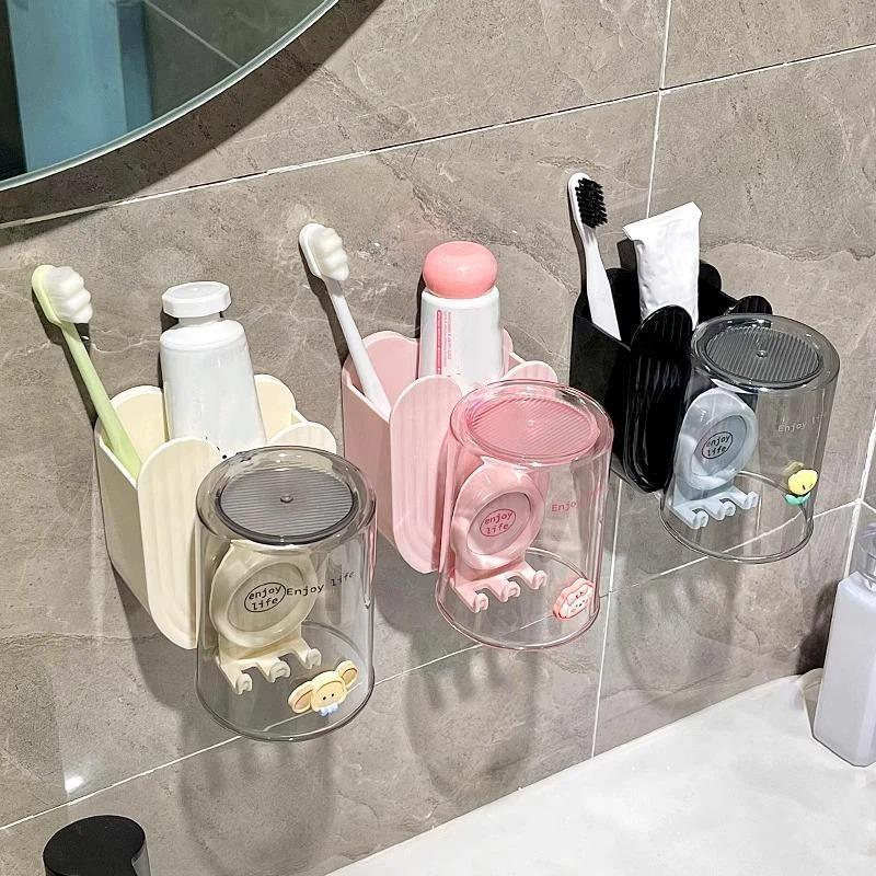 Półka na pastę do zębów i szcz – Toothbrush Holder Set recenzja i cena