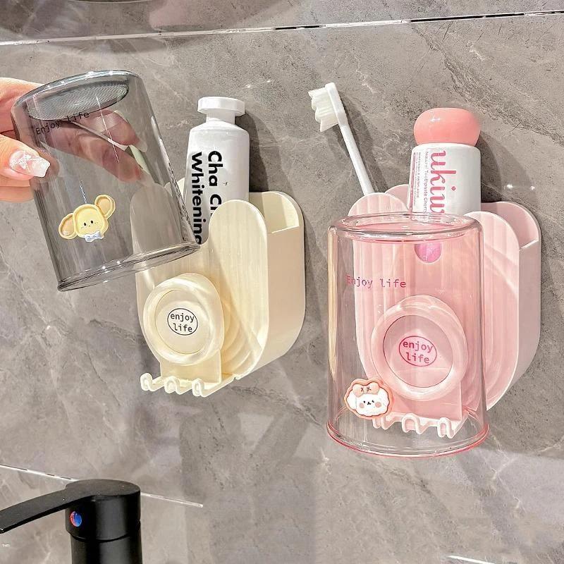 Półka na pastę do zębów i szcz – Toothbrush Holder Set recenzja i cena
