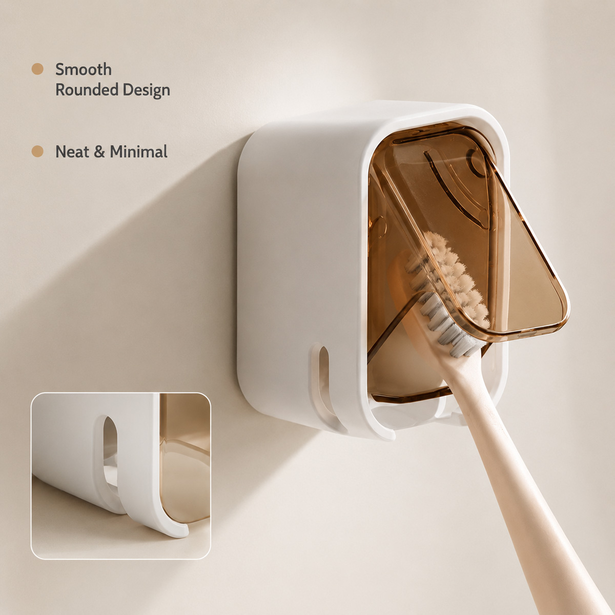 1/2 szt. Montowany na ścianie  – Toothbrush Holder Set recenzja i cena