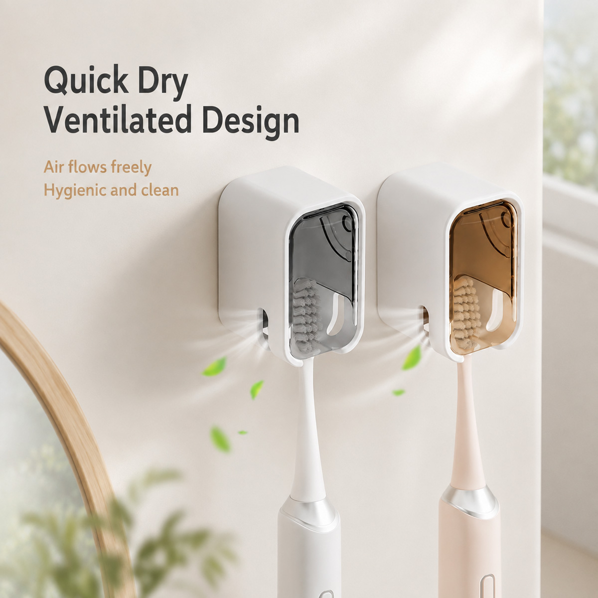 1/2 szt. Montowany na ścianie  – Toothbrush Holder Set recenzja i cena