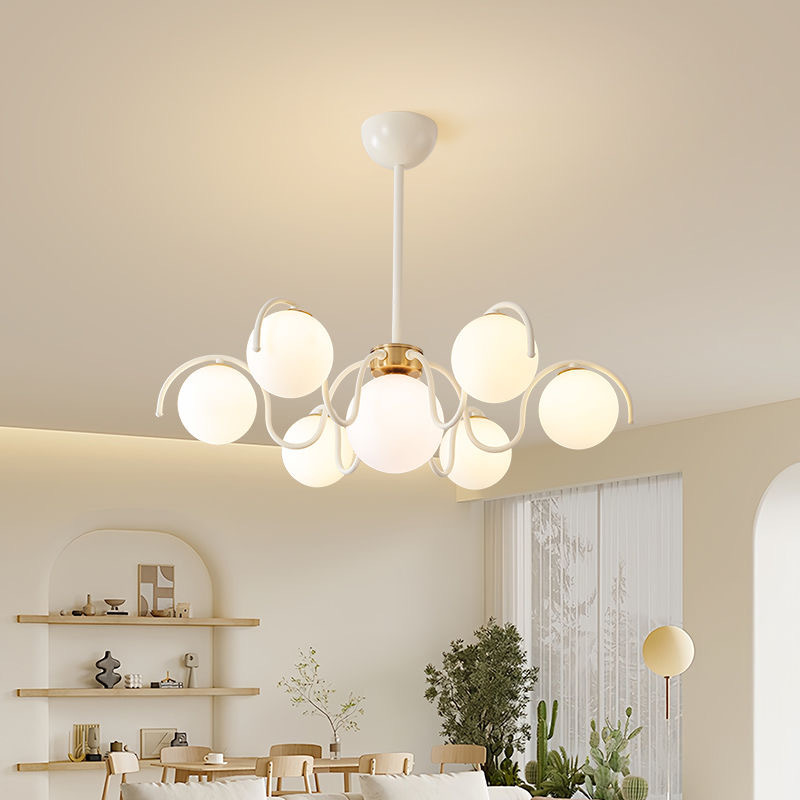 Żyrandol LED w stylu kremowym, – Home Bathroom Lighting Design recenzja i cena