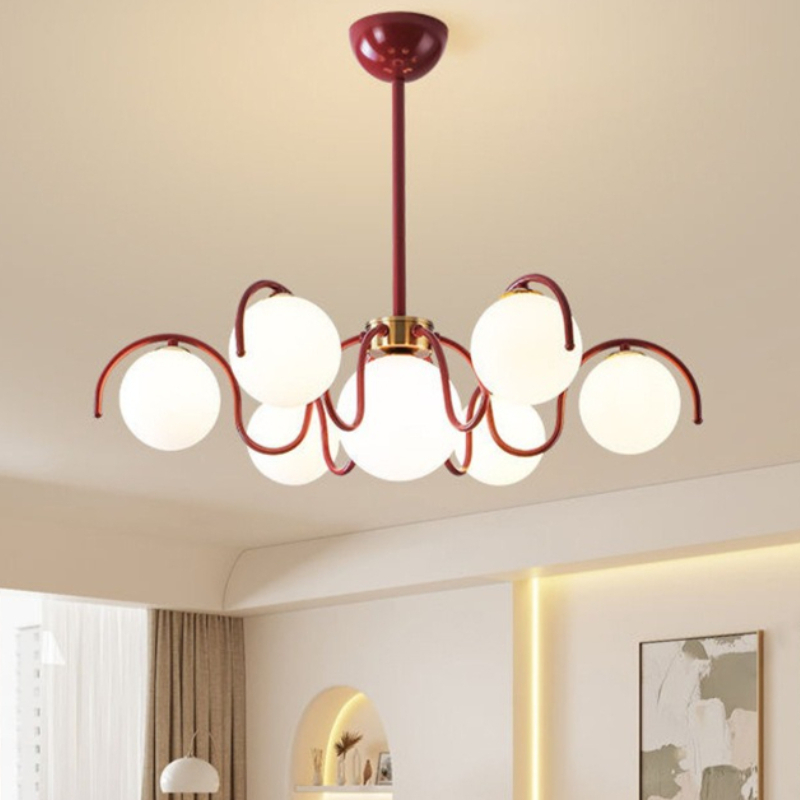 Żyrandol LED w stylu kremowym, – Home Bathroom Lighting Design recenzja i cena