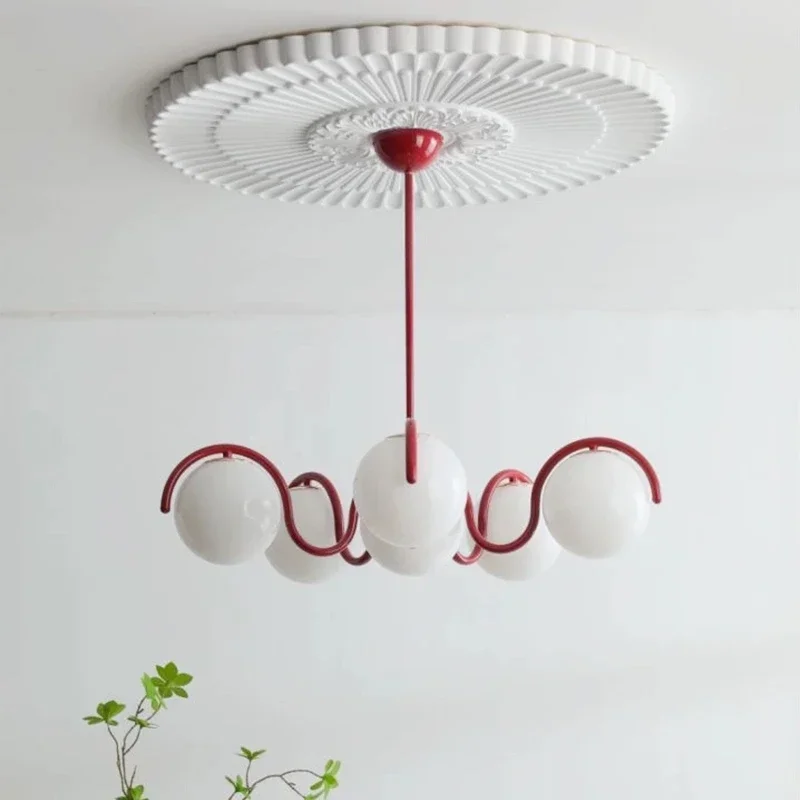 Żyrandol LED w stylu kremowym, – Home Bathroom Lighting Design recenzja i cena
