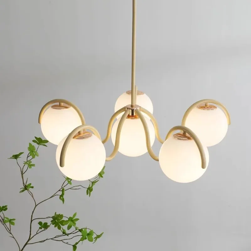 Żyrandol LED w stylu kremowym, – Home Bathroom Lighting Design recenzja i cena